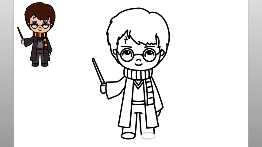 Harry Potter para imprimir y colorear