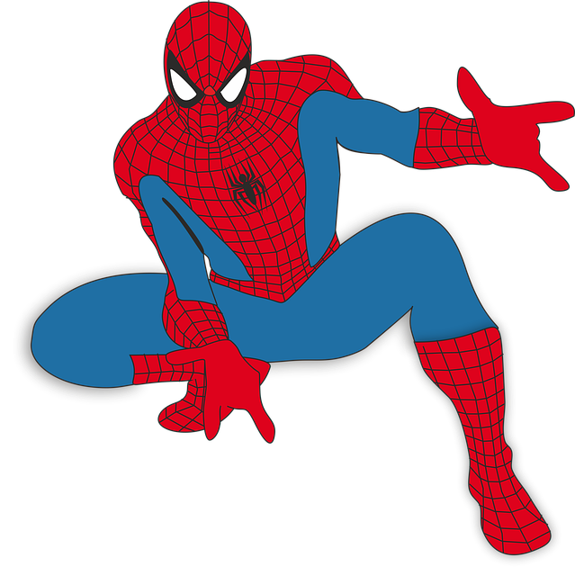 hombre araña para colorear