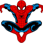 el hobre araña para colorear