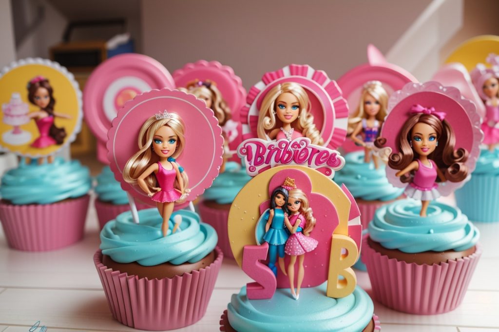 imprimibles de barbie para decorar