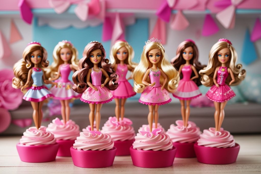 imprimibles toppers de barbie