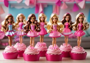 imprimibles toppers de barbie