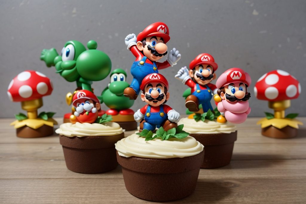 imprimibles toppers de mario bros