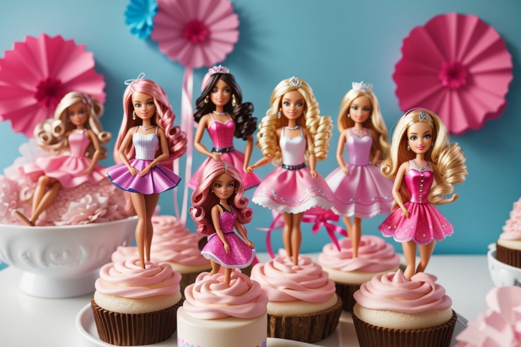 topper de barbie para torta