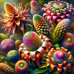 flores exoticas de colores vibrantes